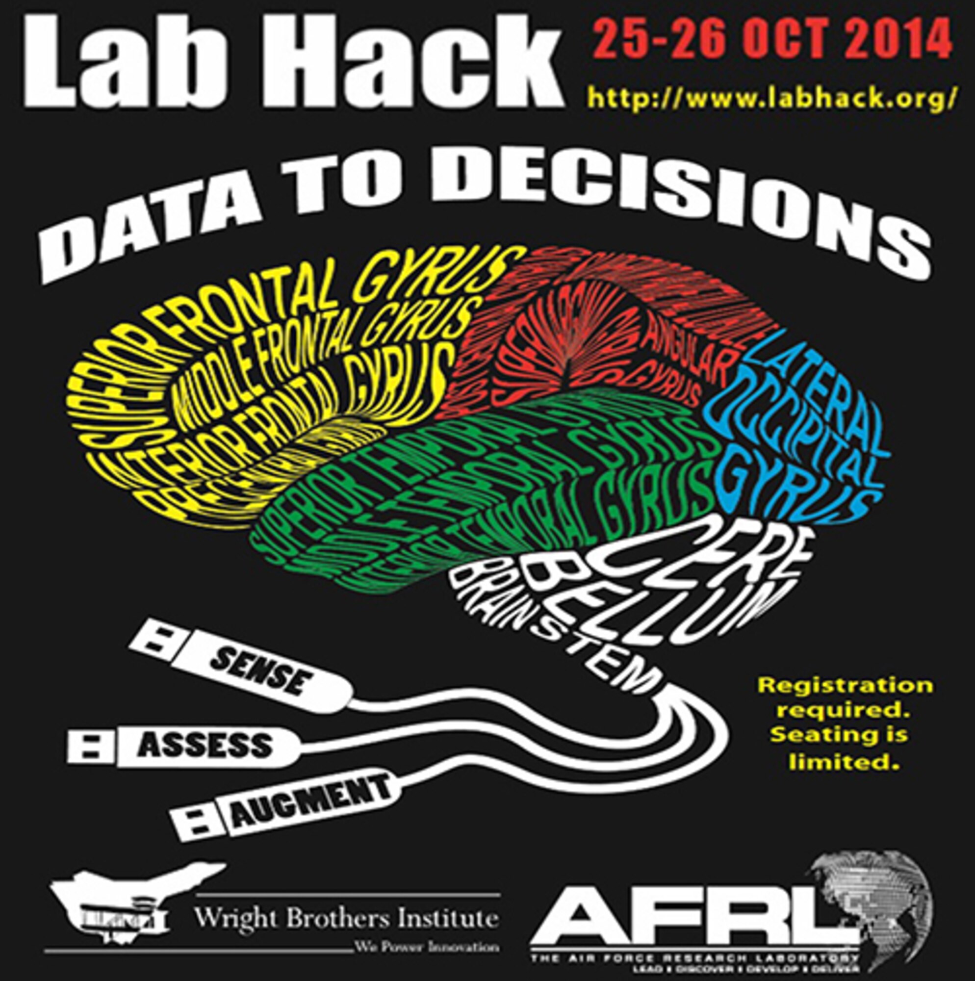 LabHack, a 26-hour long coding competition, is the Air Force’s first ‘Hackathon’ event —produced by AFRL, the Wright Brothers Institute, and Code for Dayton, part of the Code for America Brigade Program—will take place Oct. 25-26 at the Tec^Edge Innovation and Collaboration Center in Dayton, Ohio.
