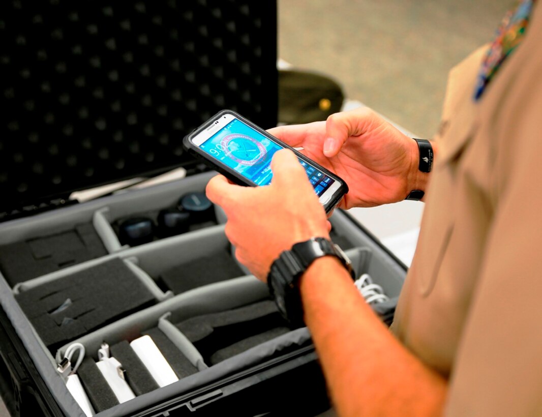 Beginning in 2015, Marines conducting civil-military operations will have the ability to collect, process, analyze and share information using software from a smartphone.  The mobile application, called MARCIMS, was developed by Marine Corps Systems Command and through science and technology funding from the Office of Naval Research. 