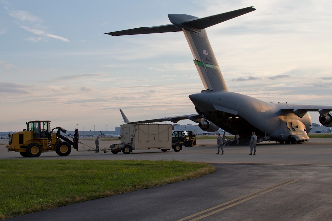 Airmen From The Kentucky Air National Guard Prepare For Deployment To ...