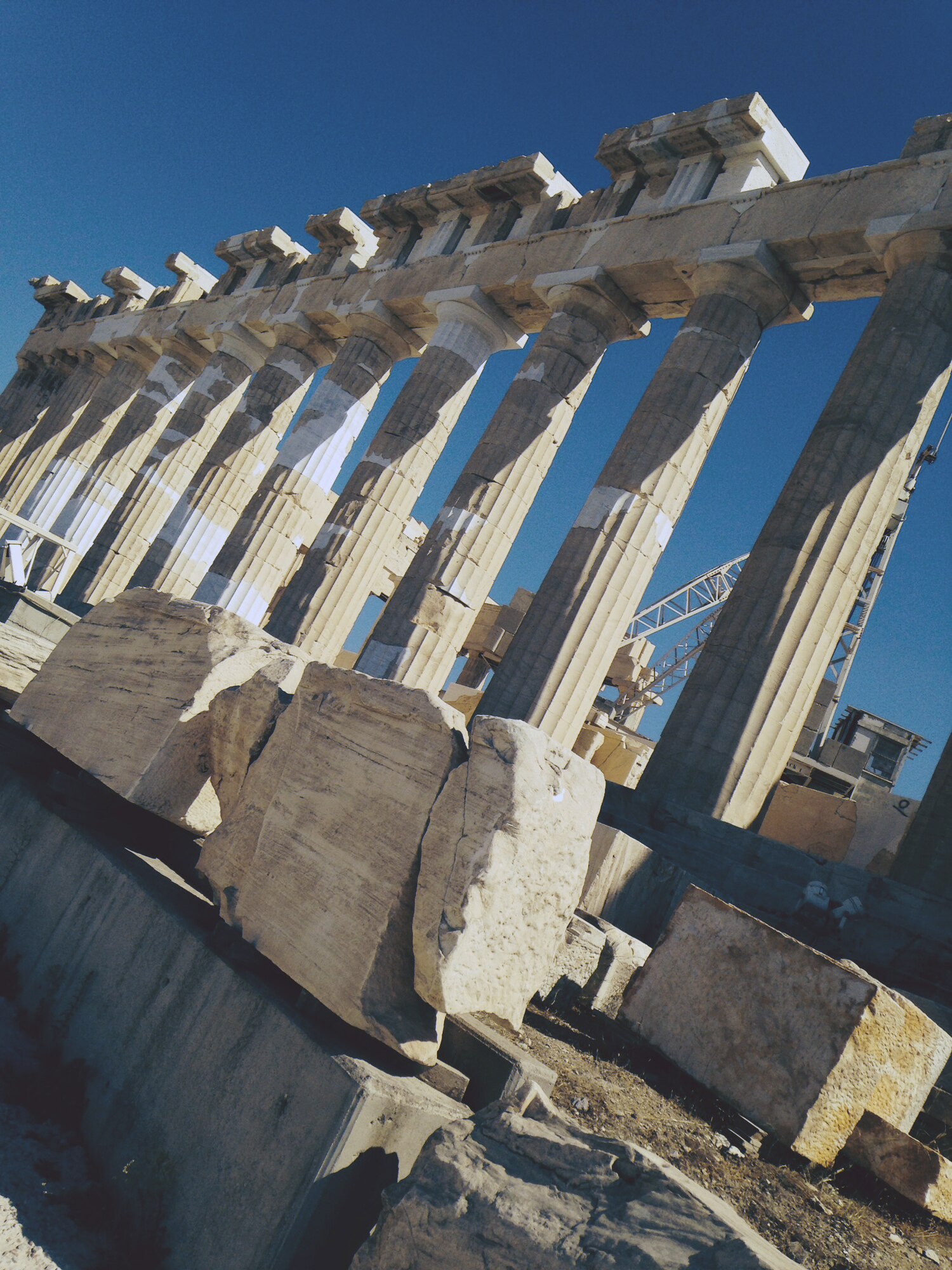 Located on top of the Acropolis sits the Parthenon that is dedicated to the Greek goddess Athena. The Parthenon is known as the finest example of Greek architecture in existence. (U.S. Air Force photo/Senior Airman Michael Battles)