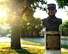 A bronze bust of former Air Force Chief of Staff Gen. Ronald R. Fogleman was unveiled Oct. 9, 2014, at  Mobility Memorial Park on Scott Air Force Base, Ill. Fogleman was the Air Force chief of staff from 1994 to 1997. Before that he served as the dual-hatted commander for both U.S. Transportation Command and Air Mobility Command. (U.S. Air Force photo/Staff Sgt. Stephenie Wade)