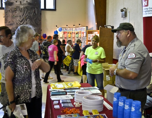 Approximately 13,000 hunting and fishing enthusiasts converged on the grounds of Army Corps of Engineers property of what now is the beautiful Stonewall Jackson Lake State Park for the 18th annual National Hunting and Fishing Days Celebrations, September 27-28.    