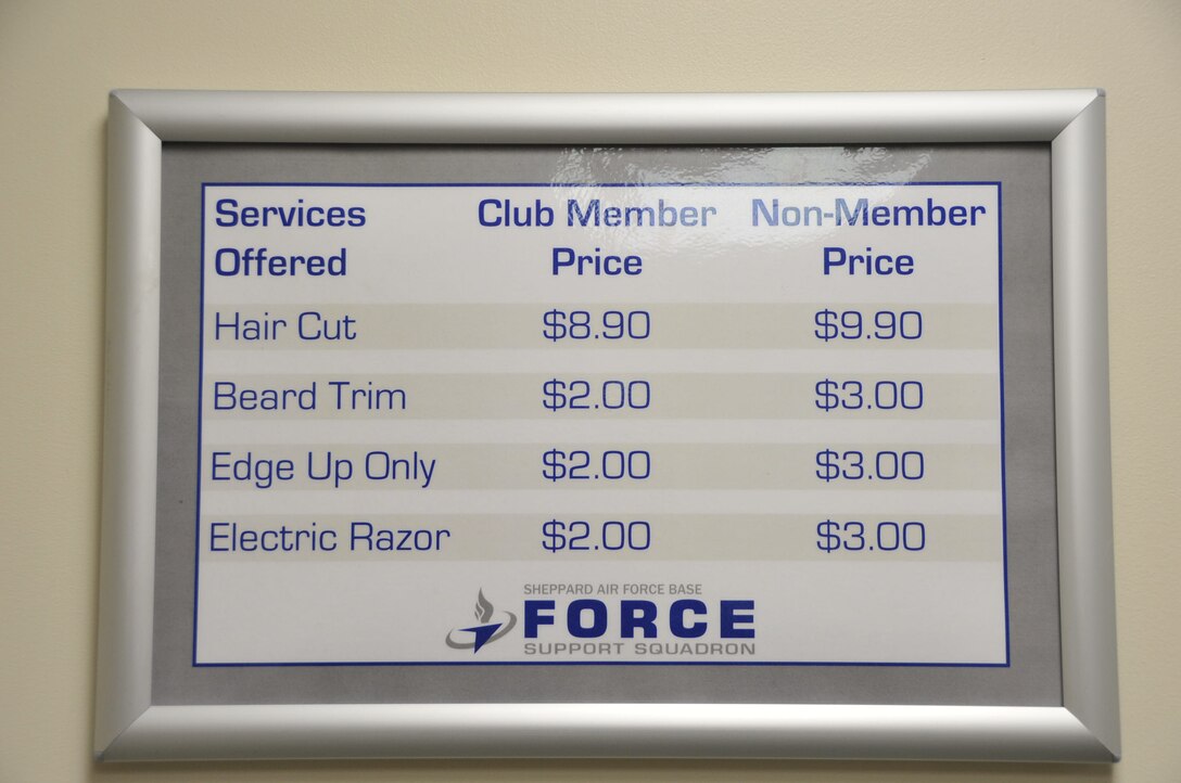 The 80th Flying Training Wing now has its very own barbershop. The location of the new barbershop will be a convenience for members of the 80th FTW since they will no longer have to travel across base for a haircut. (U.S. Air Force photo/Airman 1st Class Robert L. McIlrath)