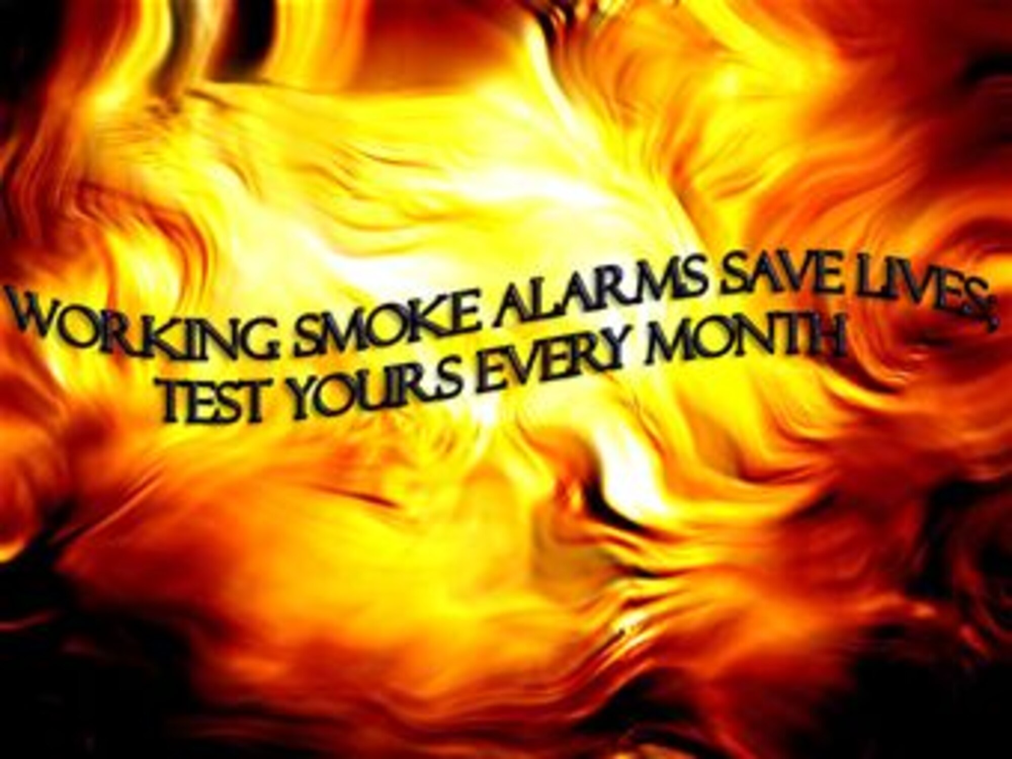 Prevention and early detection are the best ways to protect people from fire. (U.S. Air Force illustration by Staff Sgt. Karla V. Lehman/Released)