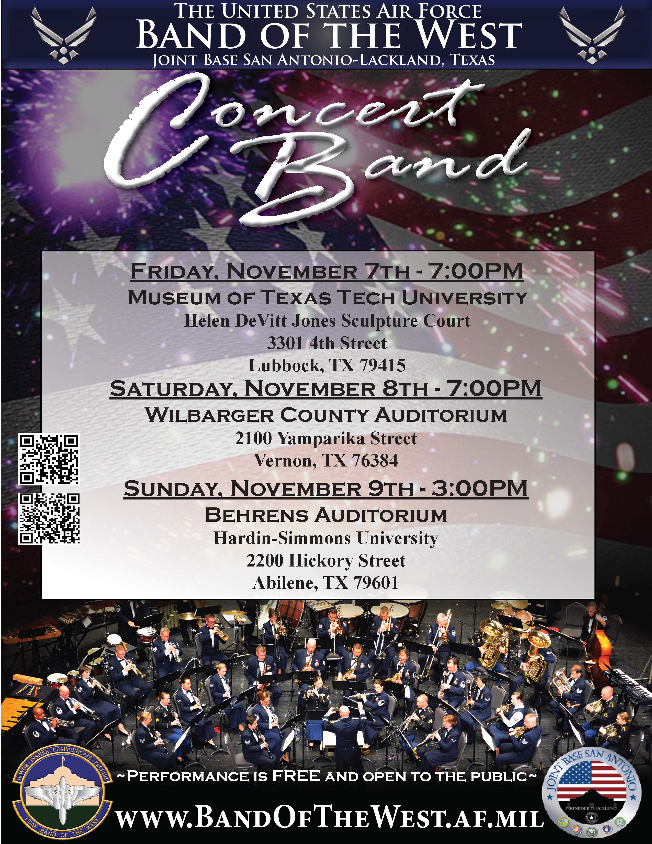 Concert Band Nov 2014 Tour Flyer