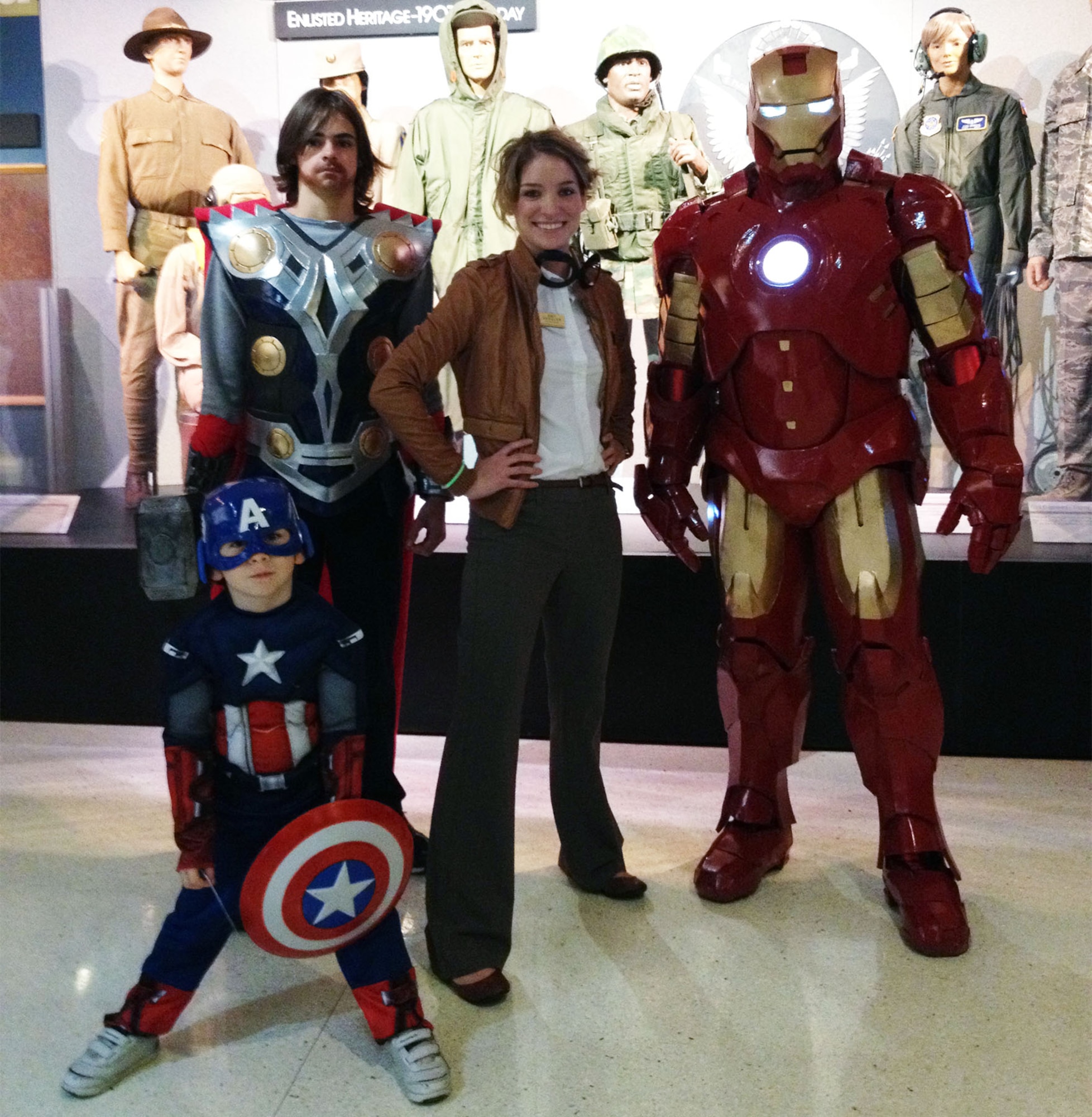 DAYTON, Ohio -- Museum visitors of all ages enjoyed dressing up in costumes and learning about aerospace principles through Halloween-themed activities during Family Day at the National Museum of the U.S. Air Force. (U.S. Air Force photo)