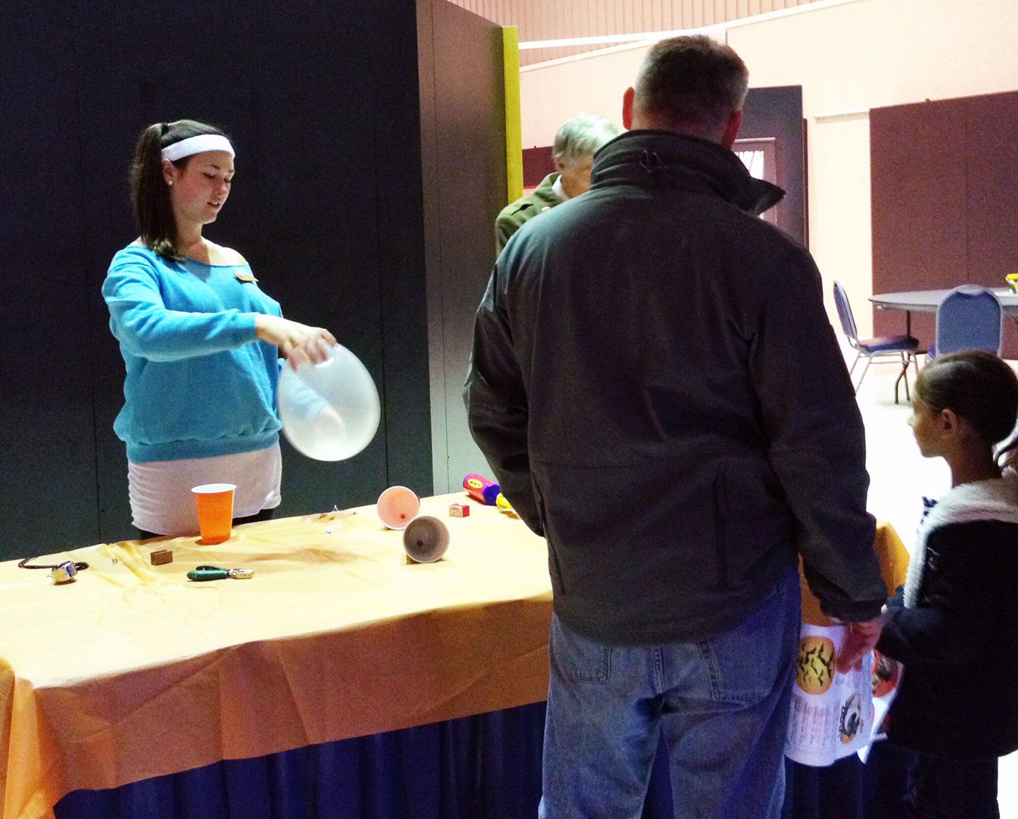 DAYTON, Ohio -- Museum visitors of all ages enjoyed learning about aerospace principles through Halloween-themed activities during Family Day at the National Museum of the U.S. Air Force. (U.S. Air Force photo)