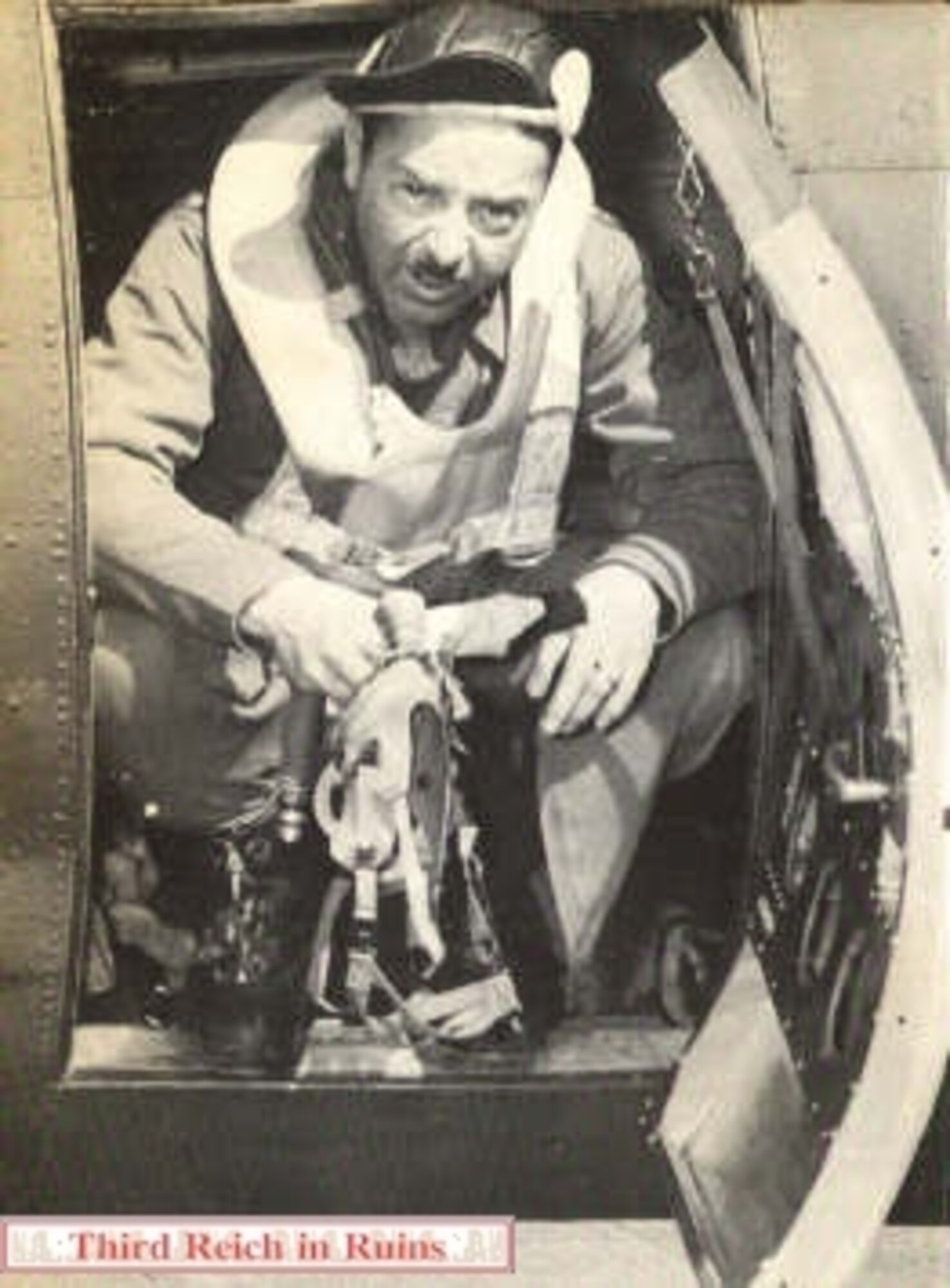 Col. Budd J. Peaslee, of the 92nd Bombardment Group, who led the attack on Schweinfurt on Oct. 14 1943, in command of the First Bomb Division. (Mission 115 - "Black Thursday").  (True Magazine, April 1957)