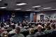 Gen. Darren McDew, Air Mobility Command commander, speaks to 916th Air Refueling Wing Airmen during his visit to Seymour Johnson Air Force Base, Sept. 23, 2014. McDew visited to meet the Airmen of the 916th ARW and its Total Force Associate partner, the 911th Air Refueling Squadron. (USAF photo by Staff Sgt. Alan Abernethy, 916ARW/PA)