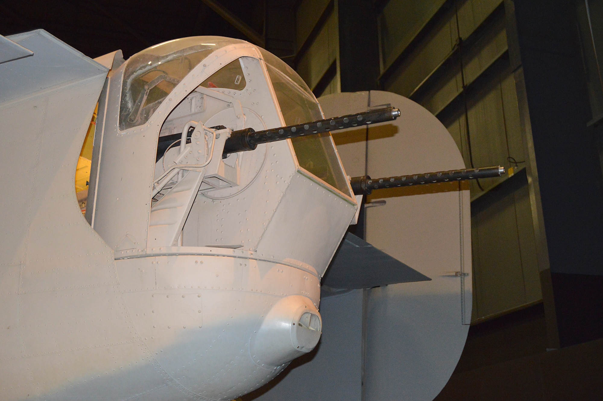 DAYTON, Ohio - Consolidated B-24D tail gun at the National Museum of the U.S. Air Force. (U.S. Air Force photo)

