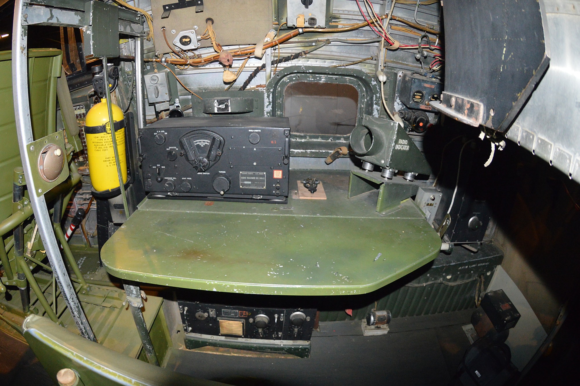 DAYTON, Ohio - Consolidated B-24D interior at the National Museum of the U.S. Air Force. (U.S. Air Force photo)
