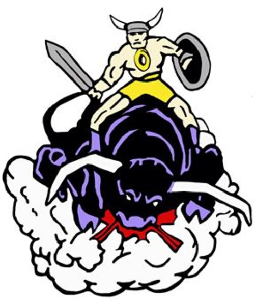 Official shield of 319th Civil Engineer Squadron Sven "The Warrior fof the North," riding Air Force Civil Engineer Bull in RGB full color with white background. Pixels were resaturated for better resolution by Staff Sgt. Luis Loza Gutierrez using Adobe Photo Shop CS4 software. In accordance with Chapter 3 of AFI 84-105, commercial reproduction of this emblem is NOT permitted without the permission of the proponent organizational/unit commander. (U.S. Air Force graphic)