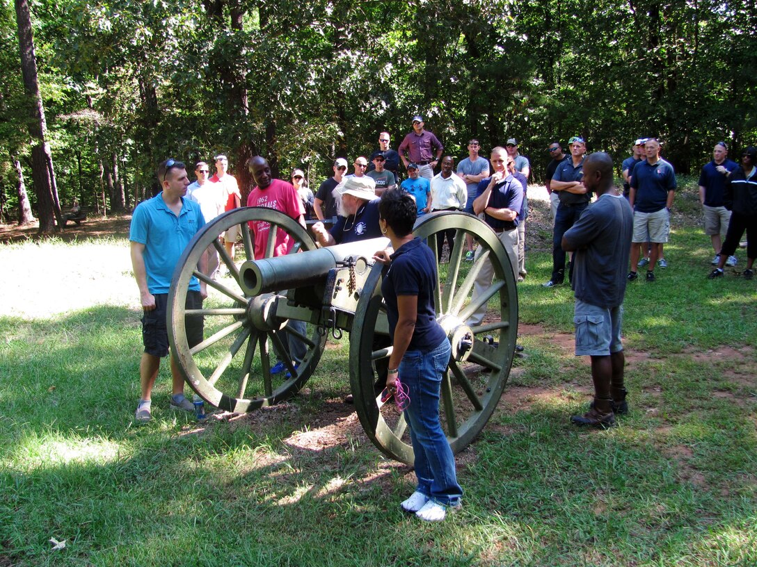 Commanding General, Marine Corps Logistics Command hosts PME at Kennesaw Mountain National Battlefield Park.