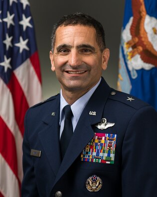 Brig. Gen. David Nahom was photographed in the Pentagon on September 24, 2014. (U.S. Air Force photo/Jim Varhegyi) 