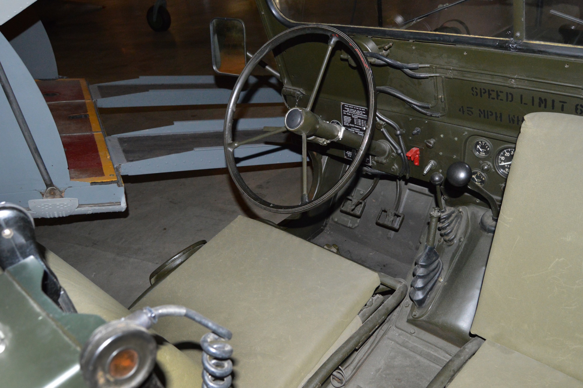 DAYTON, Ohio -- Interior of the AN/MRC-108 Communication System on display in the Southeast Asia War Gallery at the National Museum of the U.S. Air Force. (U.S. Air Force photo) 
