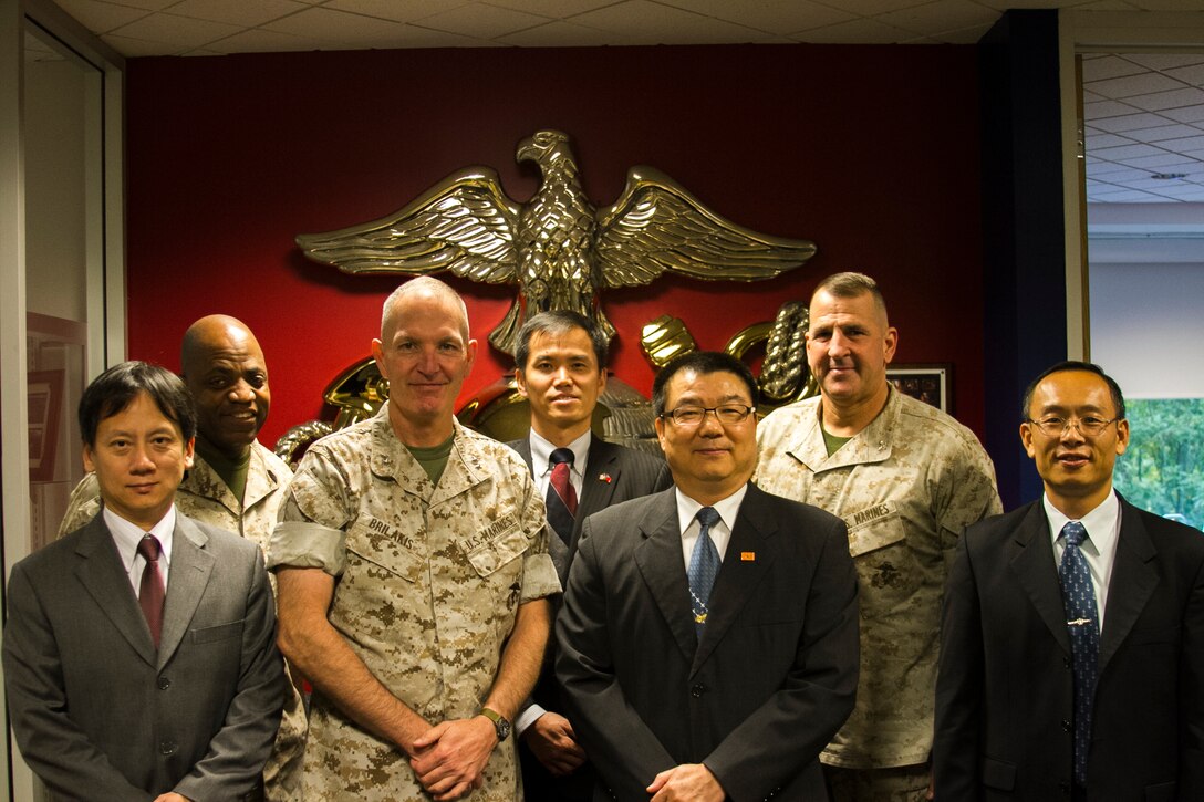 Taiwanese Delegation visits Marine Corps Recruiting Command