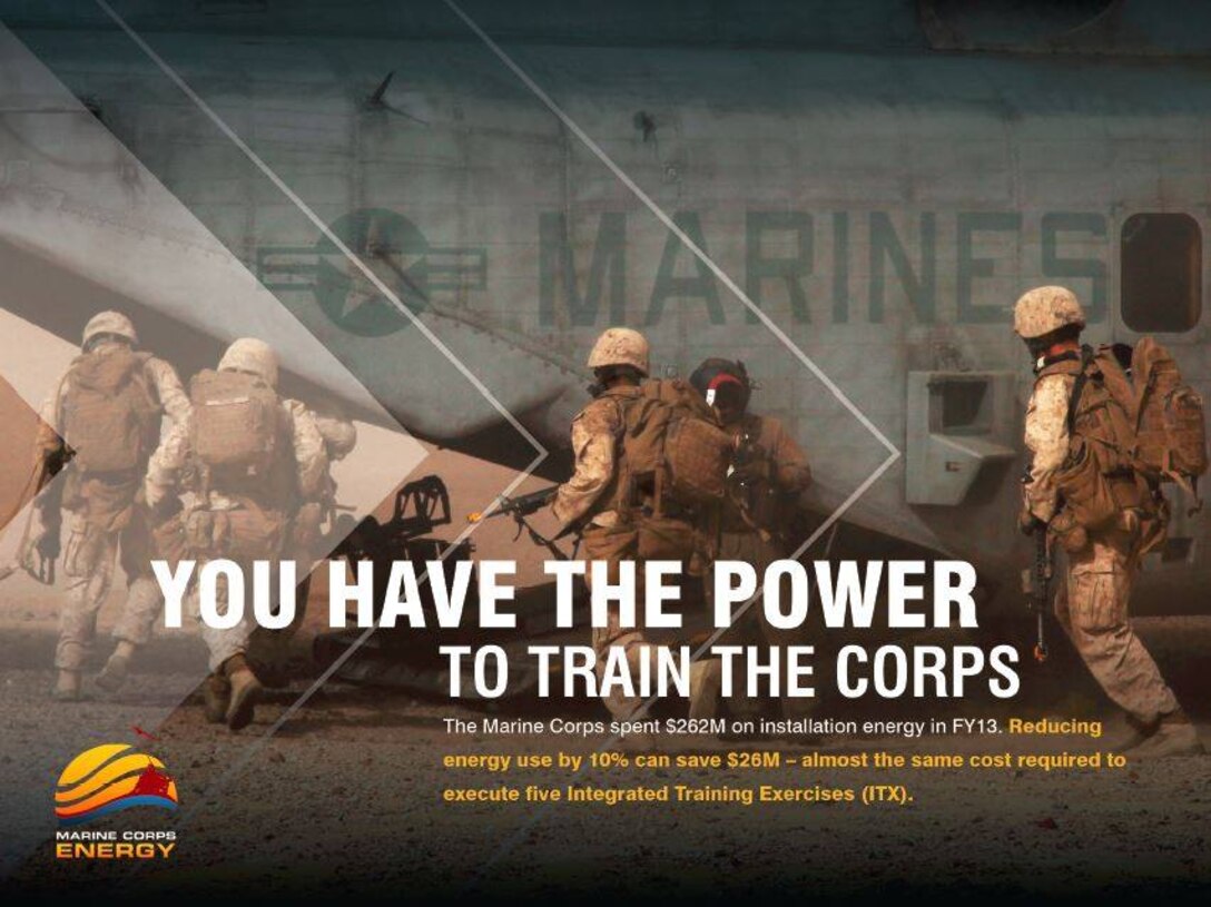 The Department of Defense , being the largest government user of energy, has stressed the importance of mitigating the risk caused by fluctuating oil prices and supply shocks by striving towards energy independence.Keeping this in mind, Camp Pendleton officials would like to remind those aboard the base to pursue energy independence and increase energy efficiency by eliminating waste, doing more with less and recycling.
