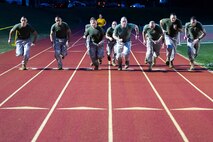 The Marines of the Futures Directorate turned out for the annual Combat Fitness Test. The Combat Fitness Test assesses a Marine’s physical capacity in a broad spectrum of combat related tasks, to include Movement To Contact, Ammunition Lift and Maneuver Under Fire exercises.