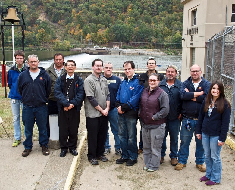 Inspection team (from left to right):  Ben Sakmar, Mike Pahlman, Nick Waltenbaugh, Daniel Nguyen, Joseph Bossard, Tom Brown, Alan Fregoso, Ian Vega, Megan Garrett, Jerry Garner, Bob Isler, and Samantha Peitz