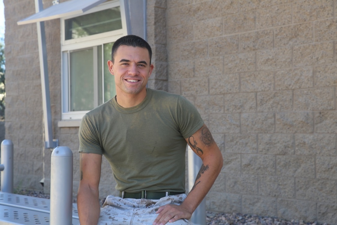 Lance Cpl. Joshua Sellers, ammunition specialist technician, does not wish to pursue a career in tattooing, but instead hopes to venture into the business side of things and provide an outlet for other artists with a talent for freehand drawings.