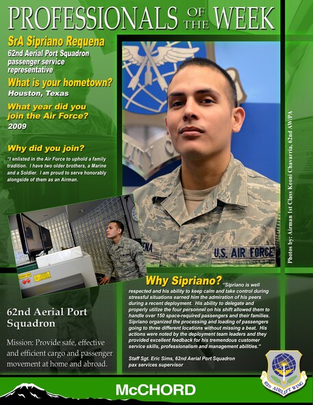 Senior Airman Sipriano Requena  (U.S. Air Force graphic/Adamarie Lewis-Page)