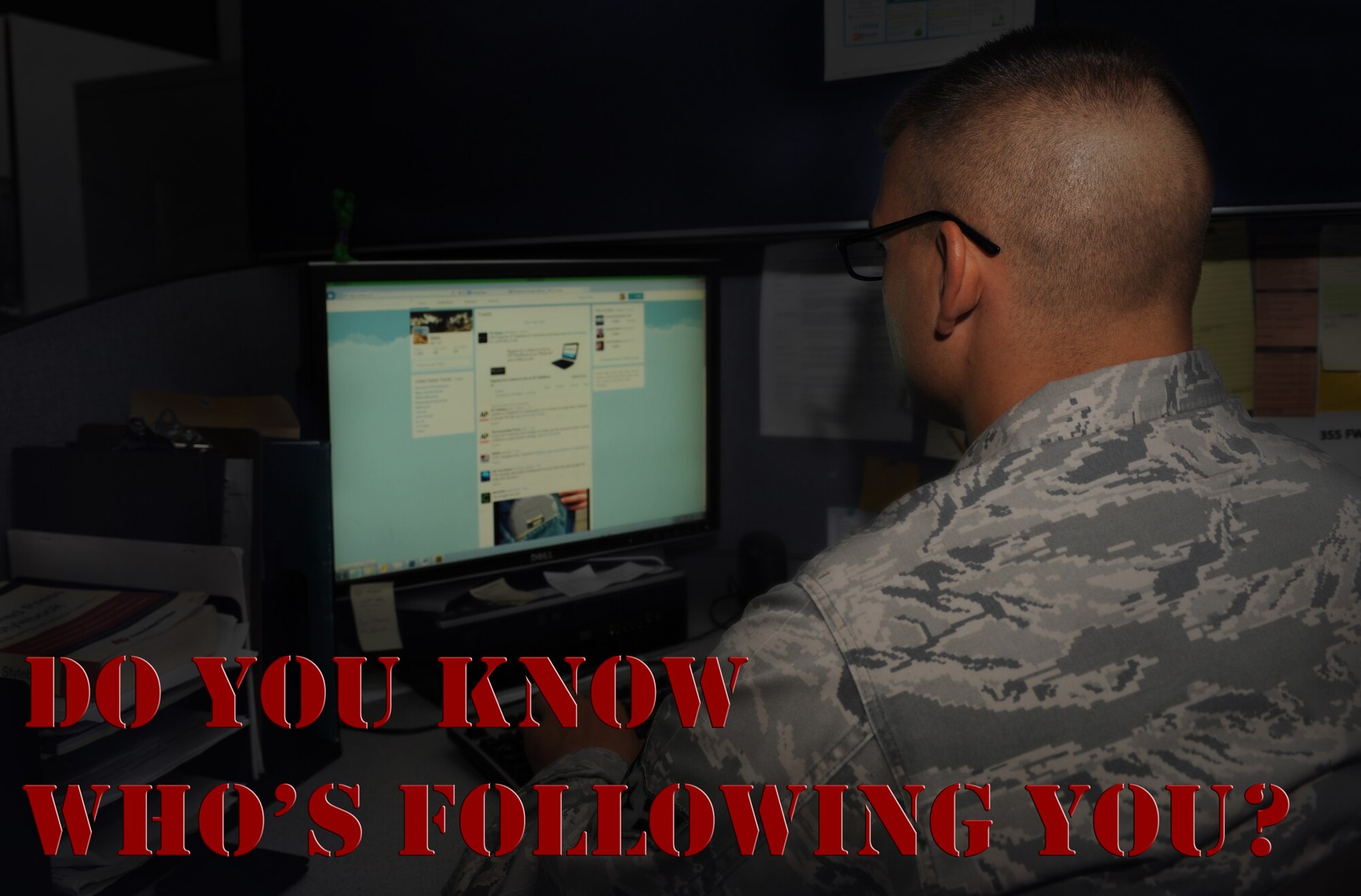 Considering recent threats against Americans and the exponential growth of social media use, becoming a target of an adversary is easier than ever. Operations Security is a process that identifies unclassified, critical information, and outlines potential threats and risks associated while developing countermeasures to safeguard that critical information. (U.S. Air Force Illustration by Airman 1st Class Cheyenne Morigeau/Released) 