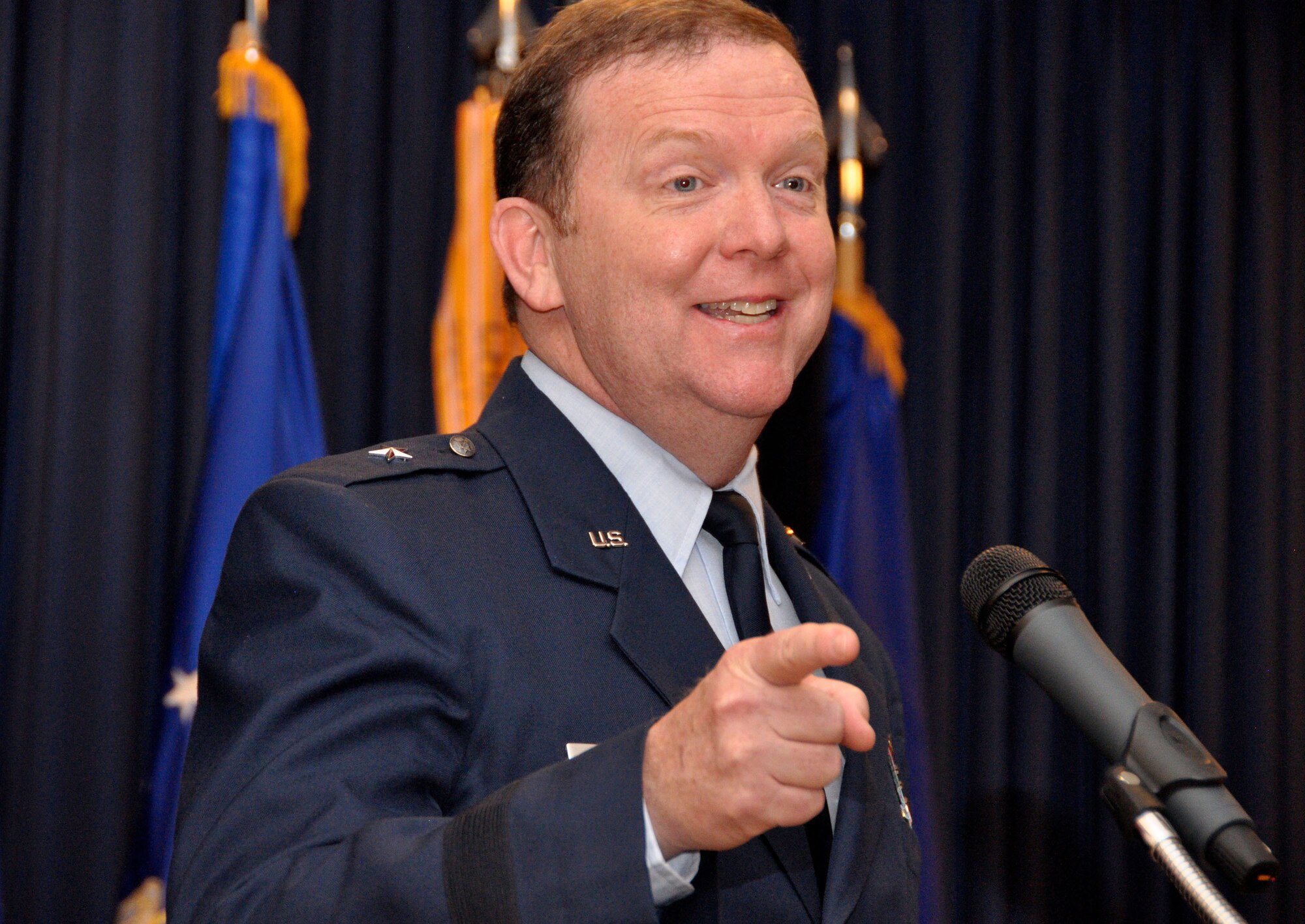 Brigadier General Richard Scobee assumed command of 10th Air Force during a change of command ceremony at Naval Air Station Fort Worth Joint Reserve Base, Texas, October 18, 2014. General Scobee assumed command from outgoing commander Major General William Binger.