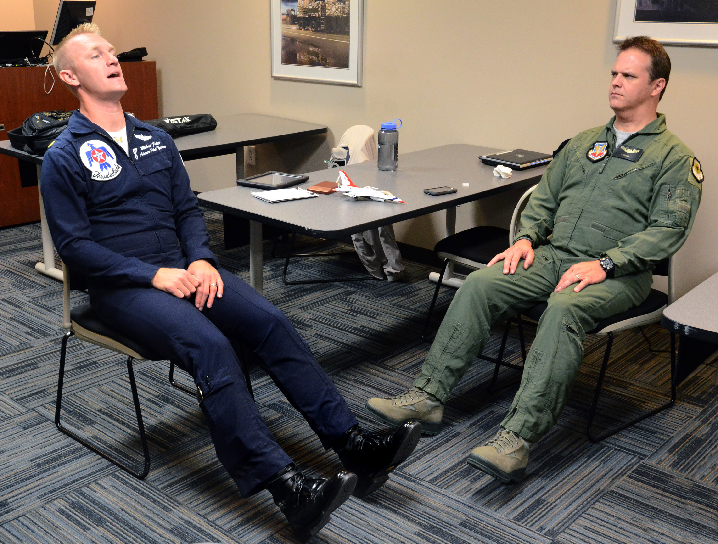 Thunderbirds Provide Media and Hometown Hero Flights