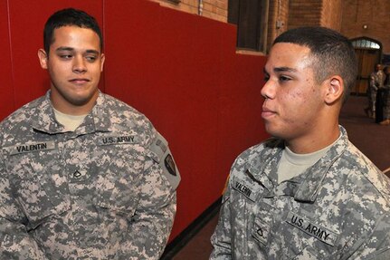 Davis and Dave Valentin, brothers who grew up in Ridgefield Park, N.J., are deploying to Southwest Asia with their New Jersey National Guard unit.