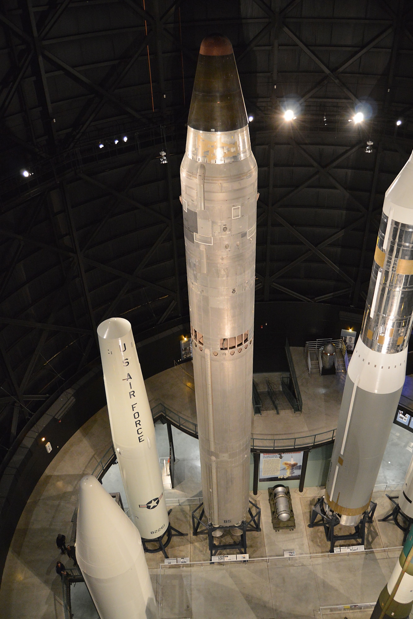 DAYTON, Ohio -- Martin Marietta SM-68B/LGM-25C Titan II in the Missile and Space Gallery at the National Museum of the United States Air Force. (U.S. Air Force photo)
