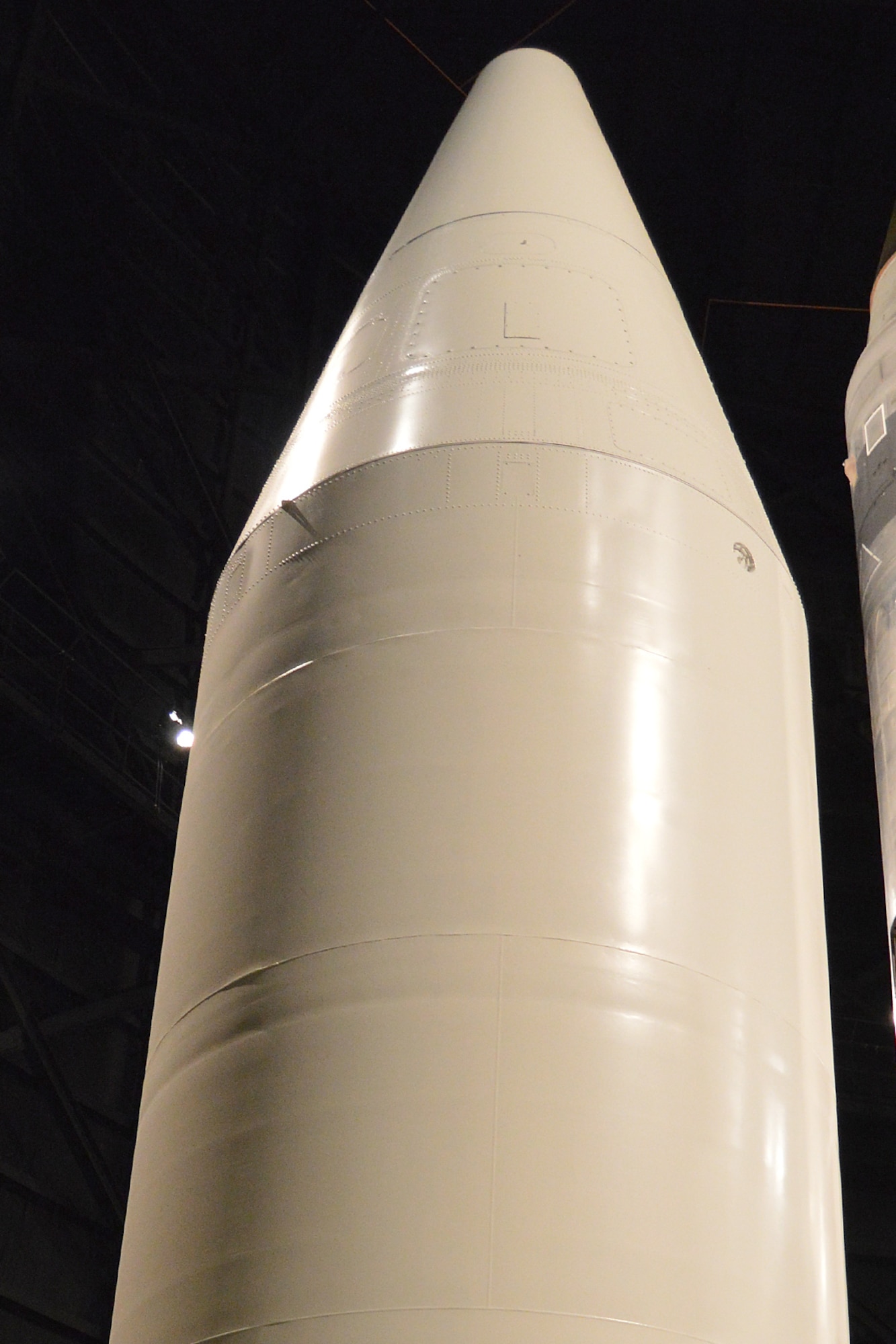 DAYTON, Ohio -- Chrysler SM-78/PGM-19A Jupiter in the Missile and Space Gallery at the National Museum of the United States Air Force. (U.S. Air Force photo)
