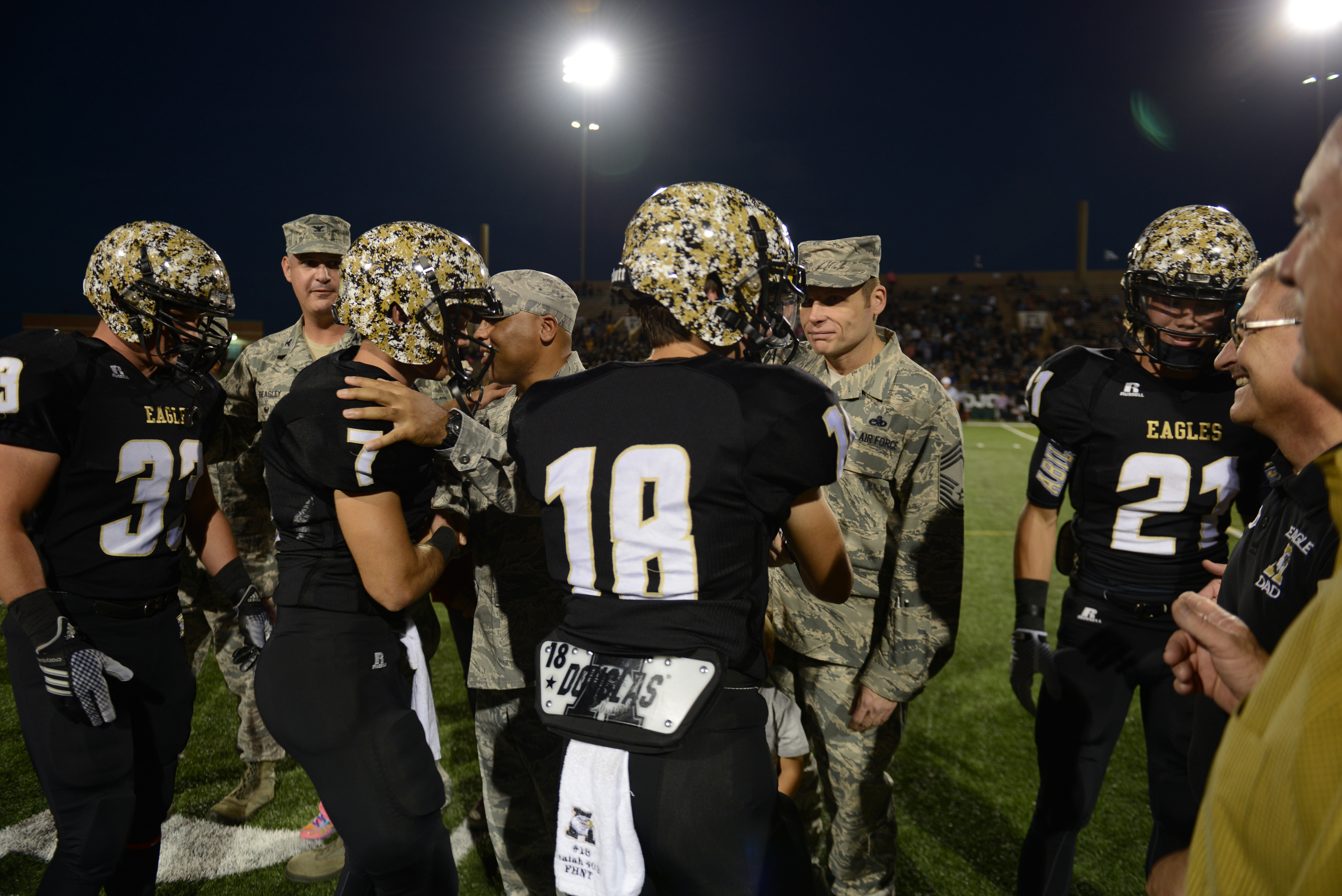 Abilene High School Salutes Team Dyess Dyess Air Force Base