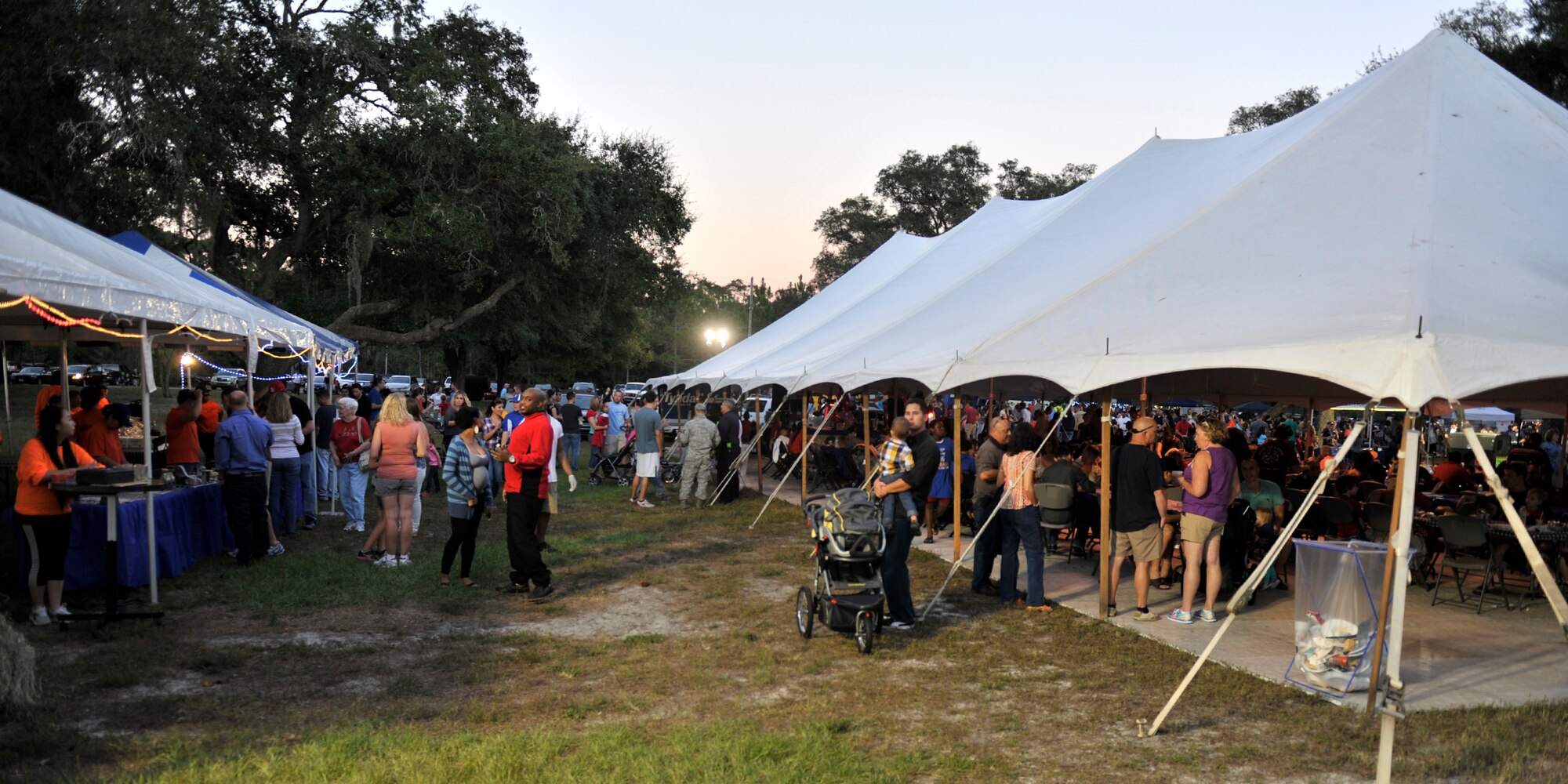 Tyndall hosted the annual Oktoberfest event Oct. 17 at Bay View base housing. Oktoberfest’s main purpose is to boost morale, promote welfare and provide recreation to the base and local community.  (U.S. Air Force photo by Airman 1st Class Sergio A. Gamboa)