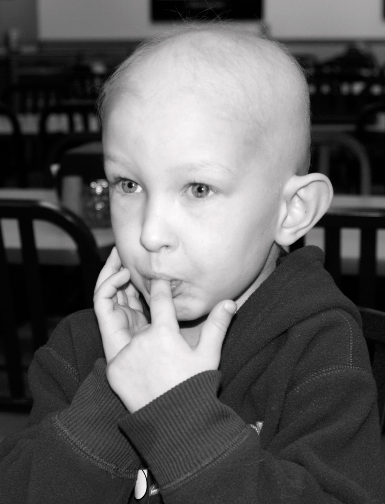 Ty Nordstrom and his family celebrated his fifth birthday at a pizza restaurant December 2007, in Abilene, Texas. He was diagnosed with non-rhabdomyosarcoma cancer in October 2007. The young boy died November 2009 – one month before his seventh birthday. (Courtesy photo)