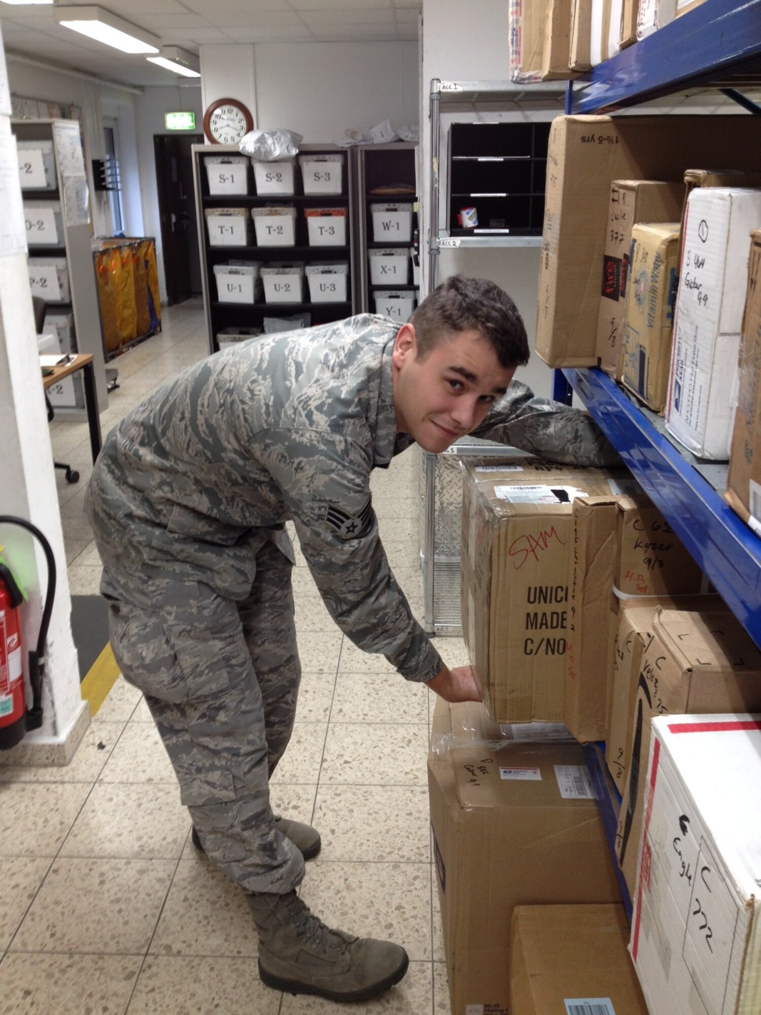 Senior Airman Sean Schulle, 470th Air Base Squadron, Geilenkirchen, Germany, is the Super Saber Performer for the week of October 22 - 29, 2014. (Courtesy Photo/Released) 