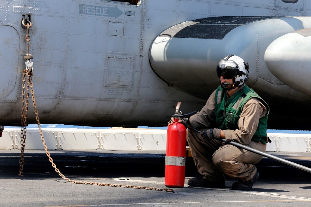 USS San Diego Flight Quarters