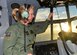 Secretary of the Air Force Deborah Lee James looks out a window of a AC-130U Spooky Gunship, Oct. 20, 2014, near Hurlburt Field, Fla. During her two-day visit with special operators, James got a first-hand look at base operations. (U.S. Air Force photo/Senior Airman Christopher Callaway)