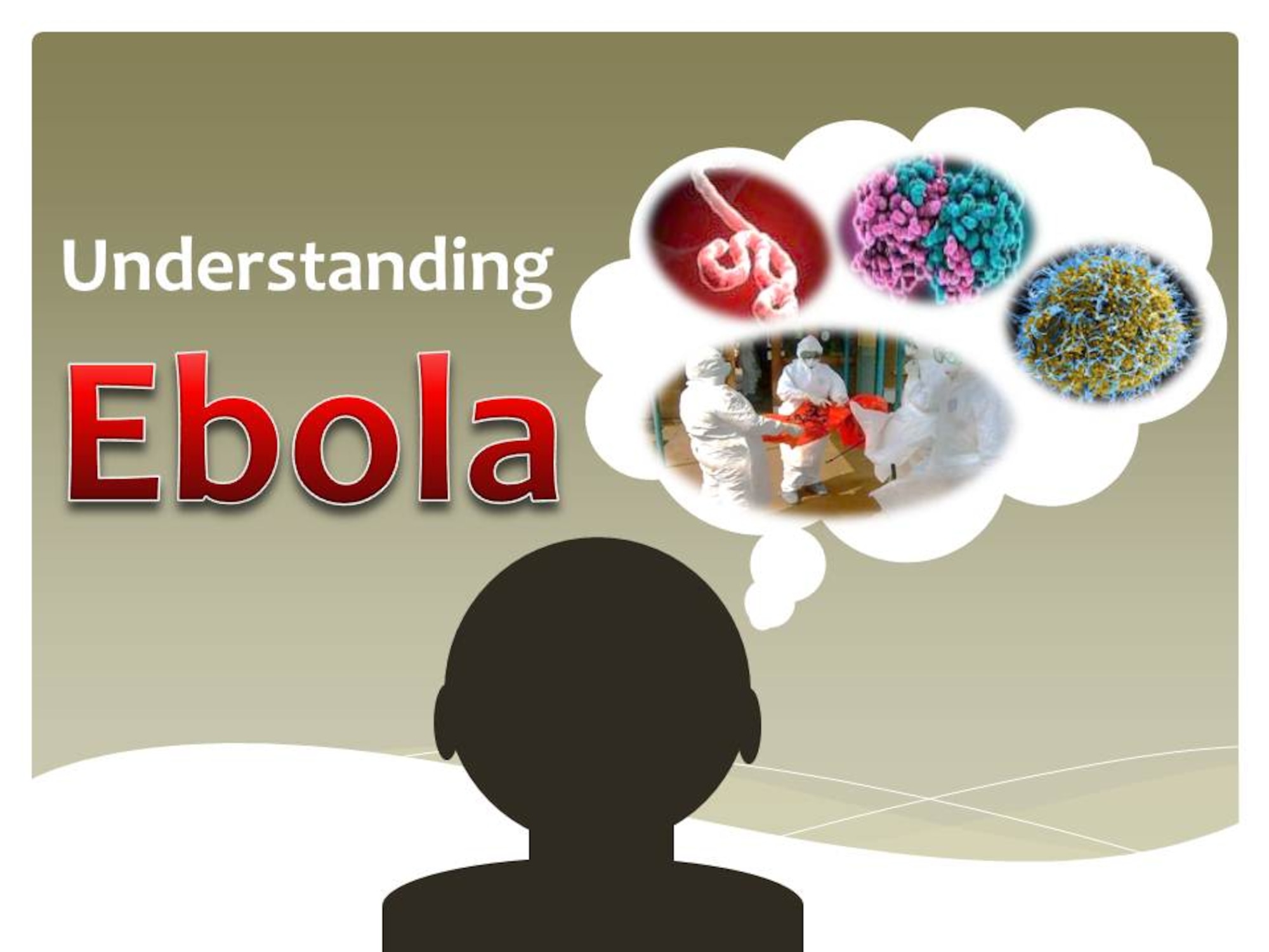 A large amount of news coverage on Ebola Virus Disease (EVD) and the ongoing epidemic in Liberia, Guinea and Sierra Leone. The current Ebola epidemic in West Africa is the largest in history. Maj. Ross Free, commander of the 319th Medical Operations Squadron Aerospace Medicine Flight provides information to better understand the the virus. (U.S. Air Force graphic/Staff Sgt. Luis Loza Gutierrez)
