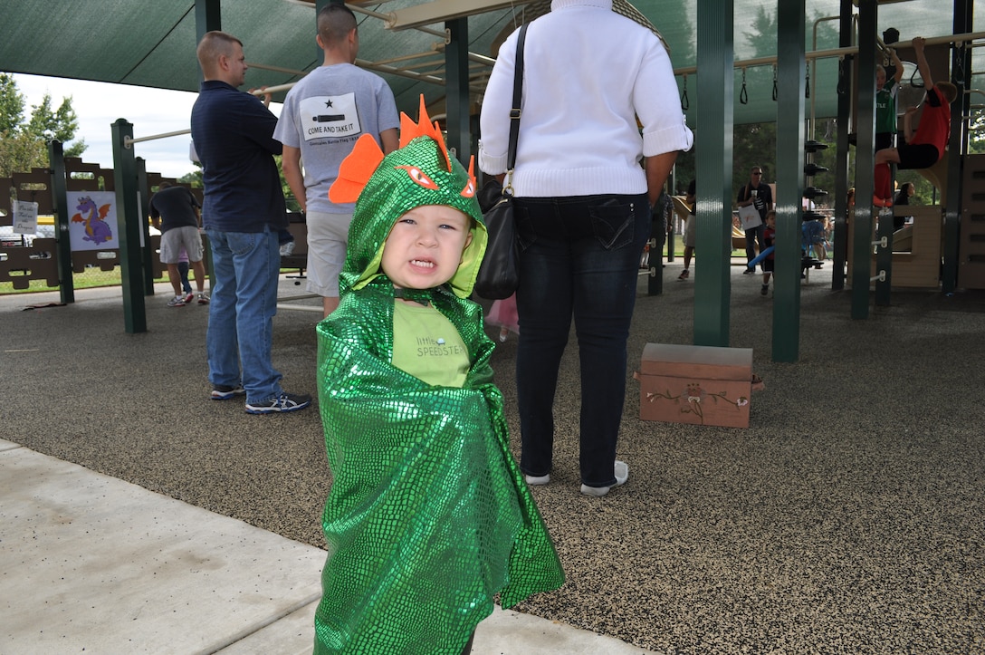 The second “Dad’s Day in the Park,” an event developed and hosted by the New Parent Support Program, was held Oct. 4 at the Barnett Field Playground. With a medieval theme, there were many little knights, dragons and princesses running around.