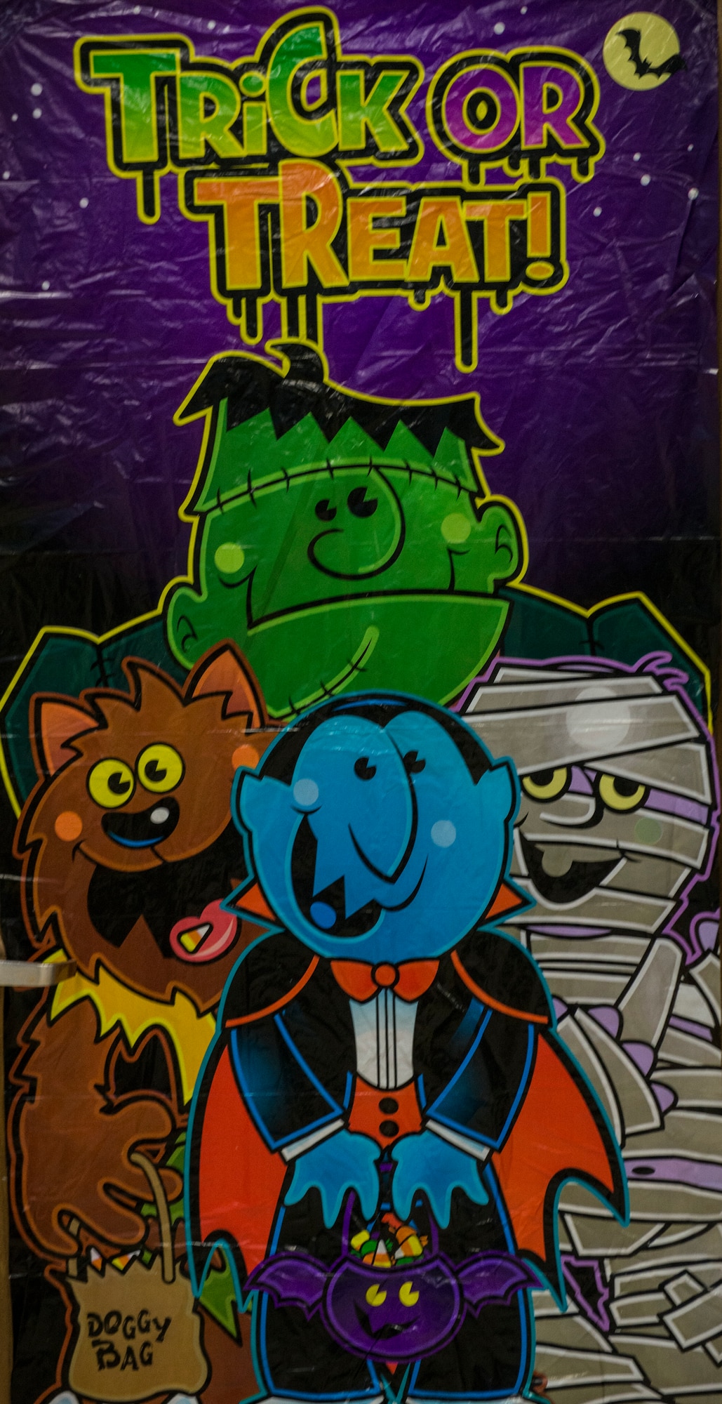 Decorations cover the walls of the Mountain Home Air Force Base, Idaho, Youth Center in the spirit of Halloween. The Youth Center offers activities for children to participate in for all holidays. (U.S. Air Force photo by Airman 1st Class Jessica H. Smith/RELEASED) 
