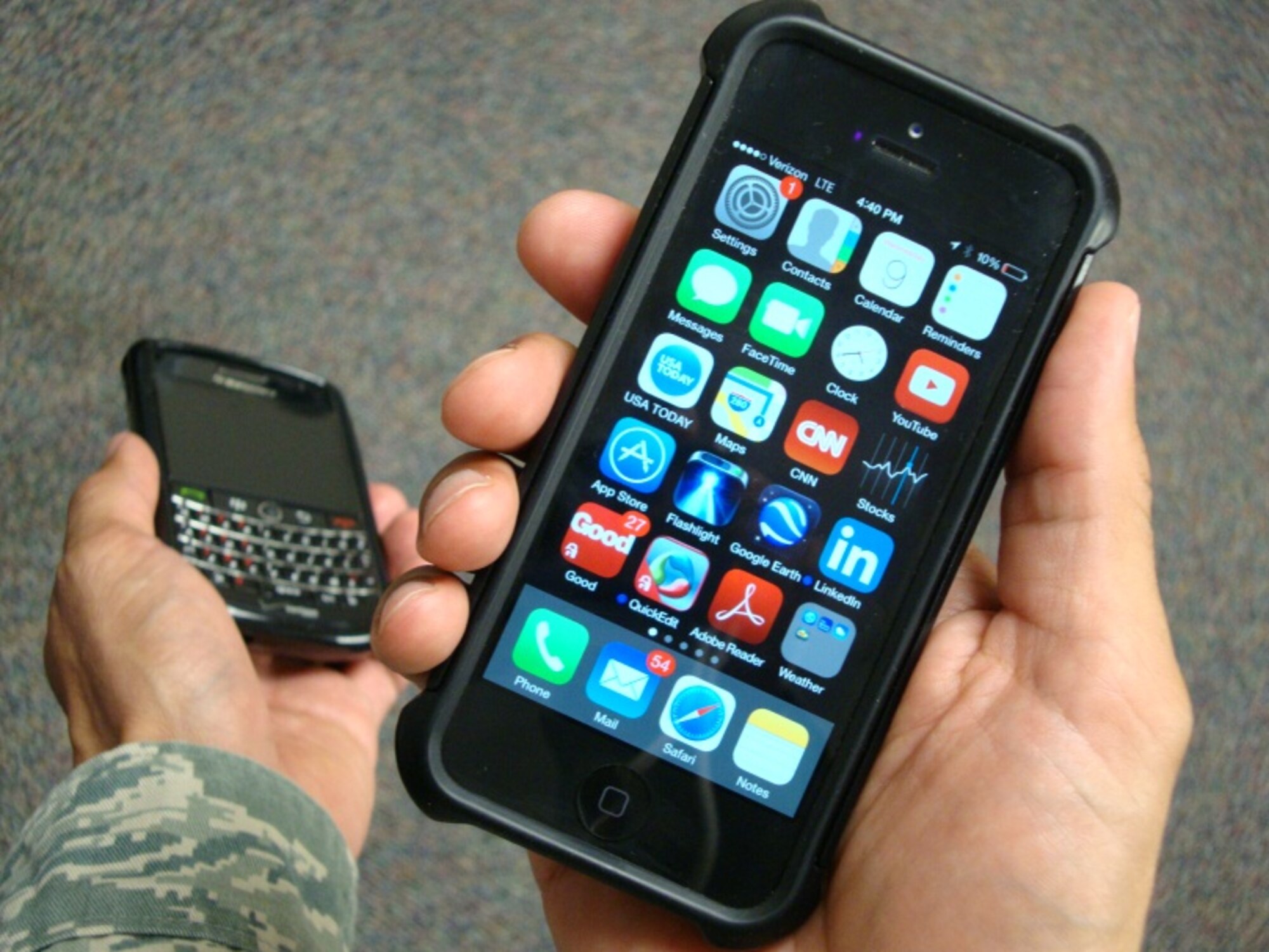 Blackberry to Apple migration. (Courtesy photo)