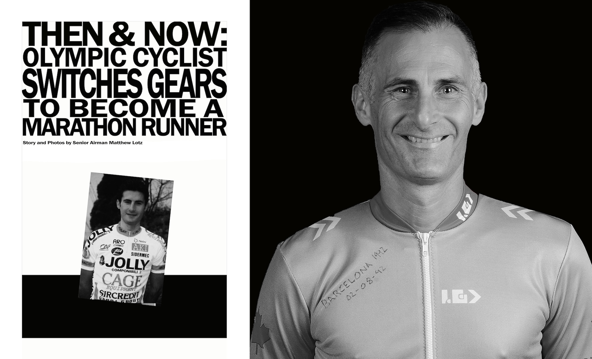 Gianni Vignaduzzi, 31st Security Forces Squadron operations liaison, was a cyclist in the 1988 and 1992 Olympic Games, in which he represented his home country, Canada. During his career, Vignaduzzi visited more than 45 countries that allowed him compete in five world championships, two Olympic Games and the Vuelta a Espana (Tour of Spain) and Tour de Suisse (Tour of Switzerland). (U.S. Air Force illustration/Senior Airman Matthew Lotz)