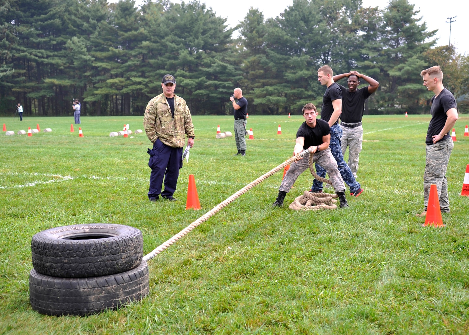 DIA service members participate in the Prince George’s County Police Fifth Annual Iron Team Competition where teams of four endure 16 grueling, consecutive events in a timed race.