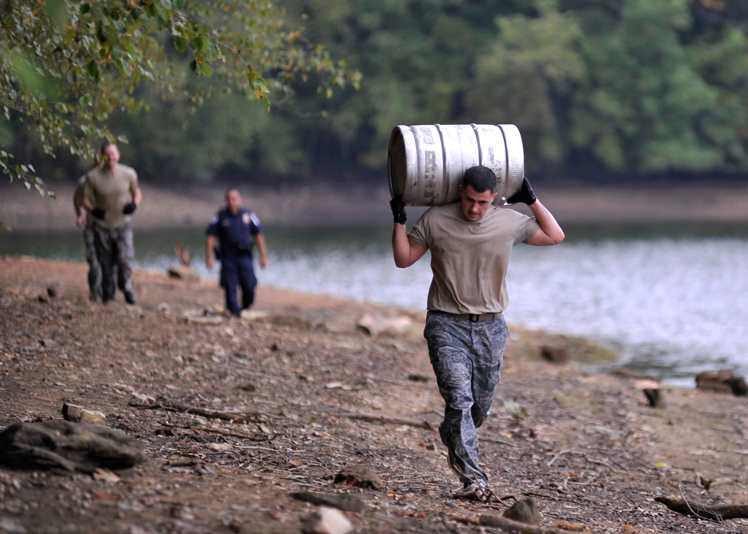 DIA service members participate in the Prince George’s County Police Fifth Annual Iron Team Competition where teams of four endure 16 grueling, consecutive events in a timed race. 