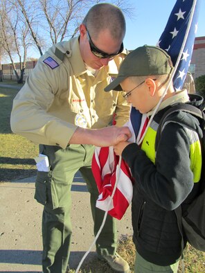 Boy Scouts clean up base running trail > Grand Forks Air Force Base > News