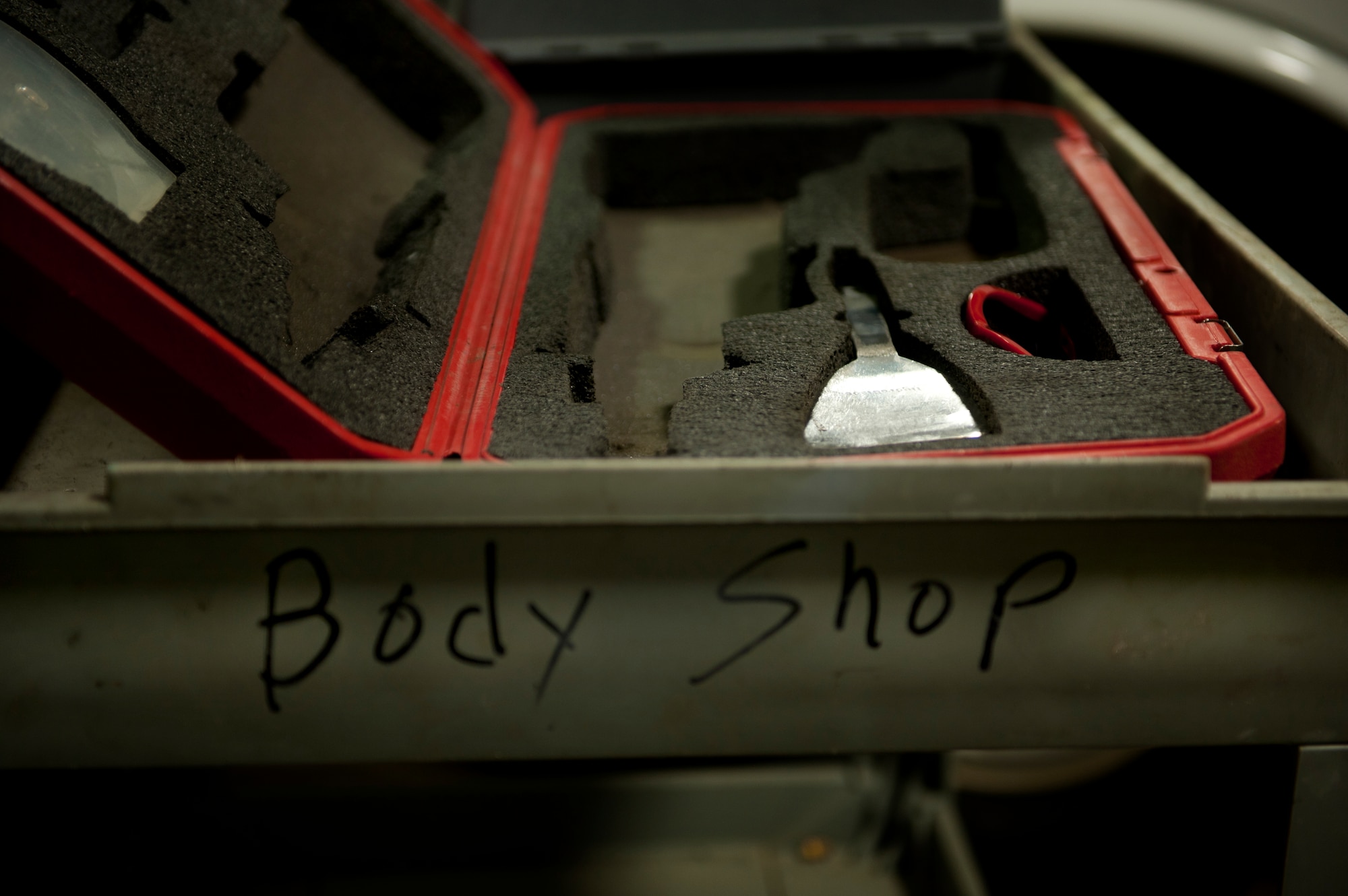 Airmen from the 5th Logistics Readiness Squadron vehicle maintenance flight repair and maintain various types of vehicles to ensure Minot Air Force Base, N.D., stays mobile. Vehicle mechanics are responsible for the maintenance of all government-owned vehicles on base. (U.S. Air Force photos/Senior Airman Brittany Y. Bateman) 