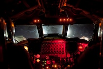 U.S. Air Force Capt. Joseph Cangealose, a 69th Bomb Squadron training flight commander, and 1st Lt. Kyle Mahoney, a 69th BS flight scheduler, start the engines of a B-52H Stratofortress during Global Thunder 15 on Minot Air Force Base, N.D., Oct. 26, 2014. Global Thunder is a U.S. Strategic Command annual field training and battle staff exercise designed to exercise all mission areas with primary emphasis on nuclear command, control and communications. This field training and battle staff exercise provides training opportunities for components, task forces, units, and command posts to deter and, if necessary, defeat a military attack against the United States and to employ forces as directed by the president. (U.S. Air Force photo by Senior Airman Malia Jenkins)