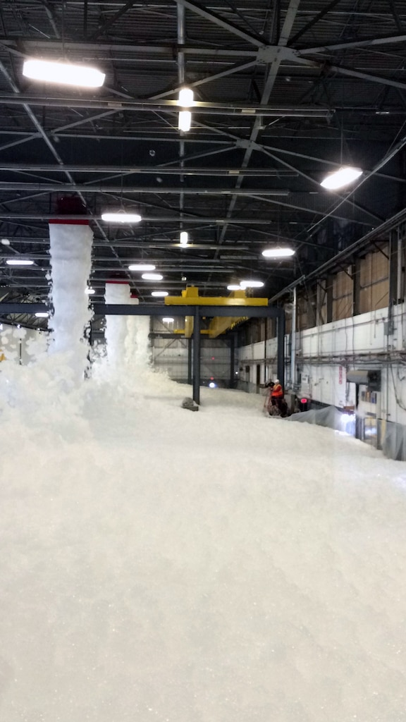 A foam test is conducted at Joint Base Andrews, Md.