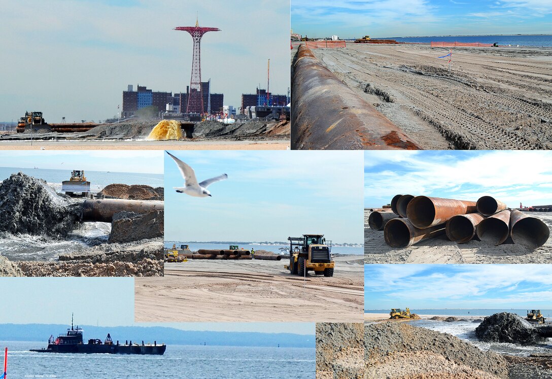 The U.S. Army Corps of Engineers made great strides and progress on coastal restoration projects that were authorized and funded following Hurricane Sandy. Restoring coastal projects, including replacing lost sand, is important to reducing coastal storm risks in the future. 