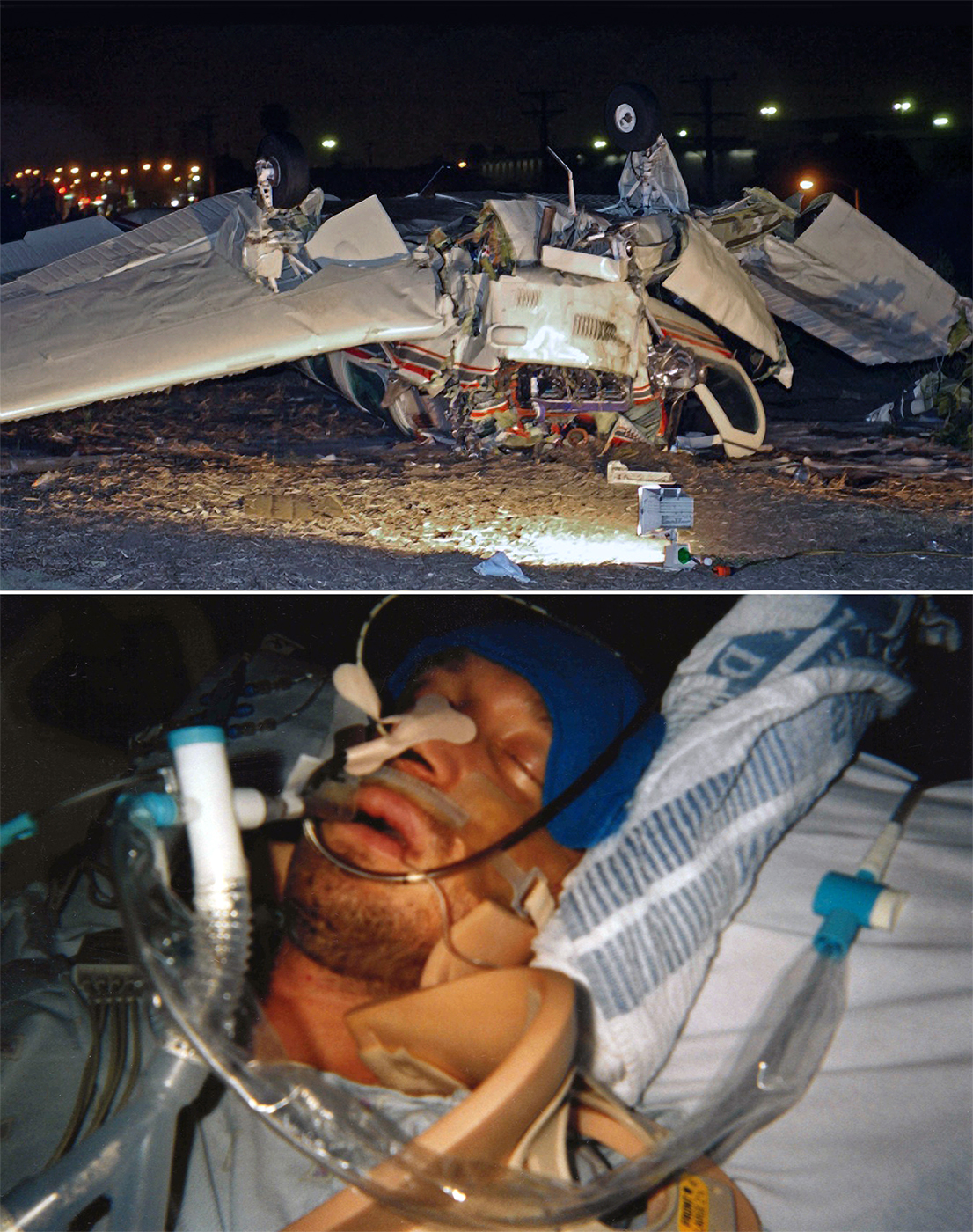 MAN on WIRE Pilot losing legs after crashing plane into power lines > Torch > Display